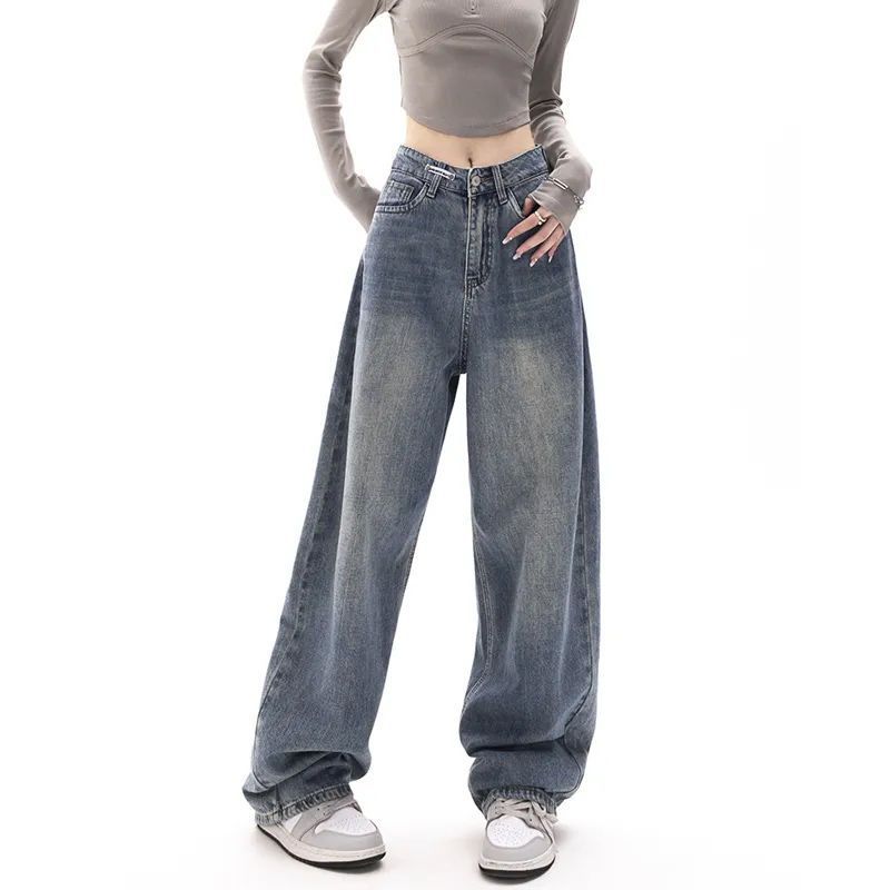 90s Washed High Waist Boyfriend Jeans