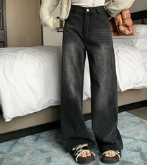 Vintage Wash Baggy Boyfriend Jeans