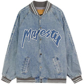 American Style Print Denim Jacket