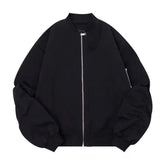 Oversize Zip Up Bomber Jacket