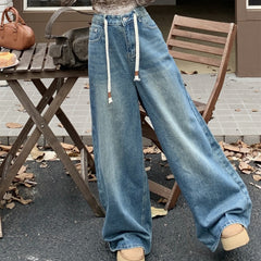 Vintage Blue Wash Baggy Boyfriend Jeans