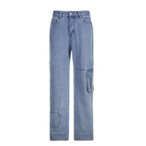 Ultility Blues Baggy Cargo Jeans