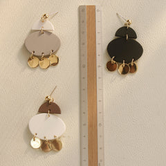 Body Clay Texture Lacquered Acrylic Earrings