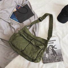 Large Canvas Satchel Bag
