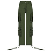 Vintage Pocket Patched Cargo Jeans