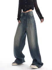Vintage Wash 90's Baggy Boyfriend Jeans