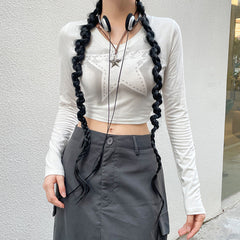 Vintage Star Print Long Sleeve Tee