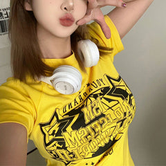 Vintage Star Logo Graphic Short Sleeve Tee