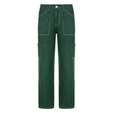 Street Trend Cool Washed Straight Jeans