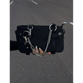 Chain Link Edge Shoulder Bag