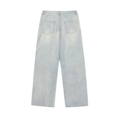 Multi Pockets Vintage Baggy Cargo Jeans
