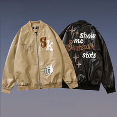 Skatepark Stots PU Leather Jacket