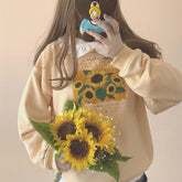 Sunflower Field Vintage Sweatshirt