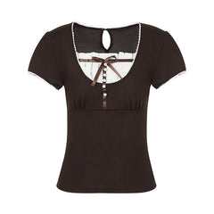 French Maid Crop Top