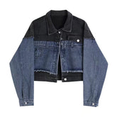 Retro Patchwork Denim Jacket