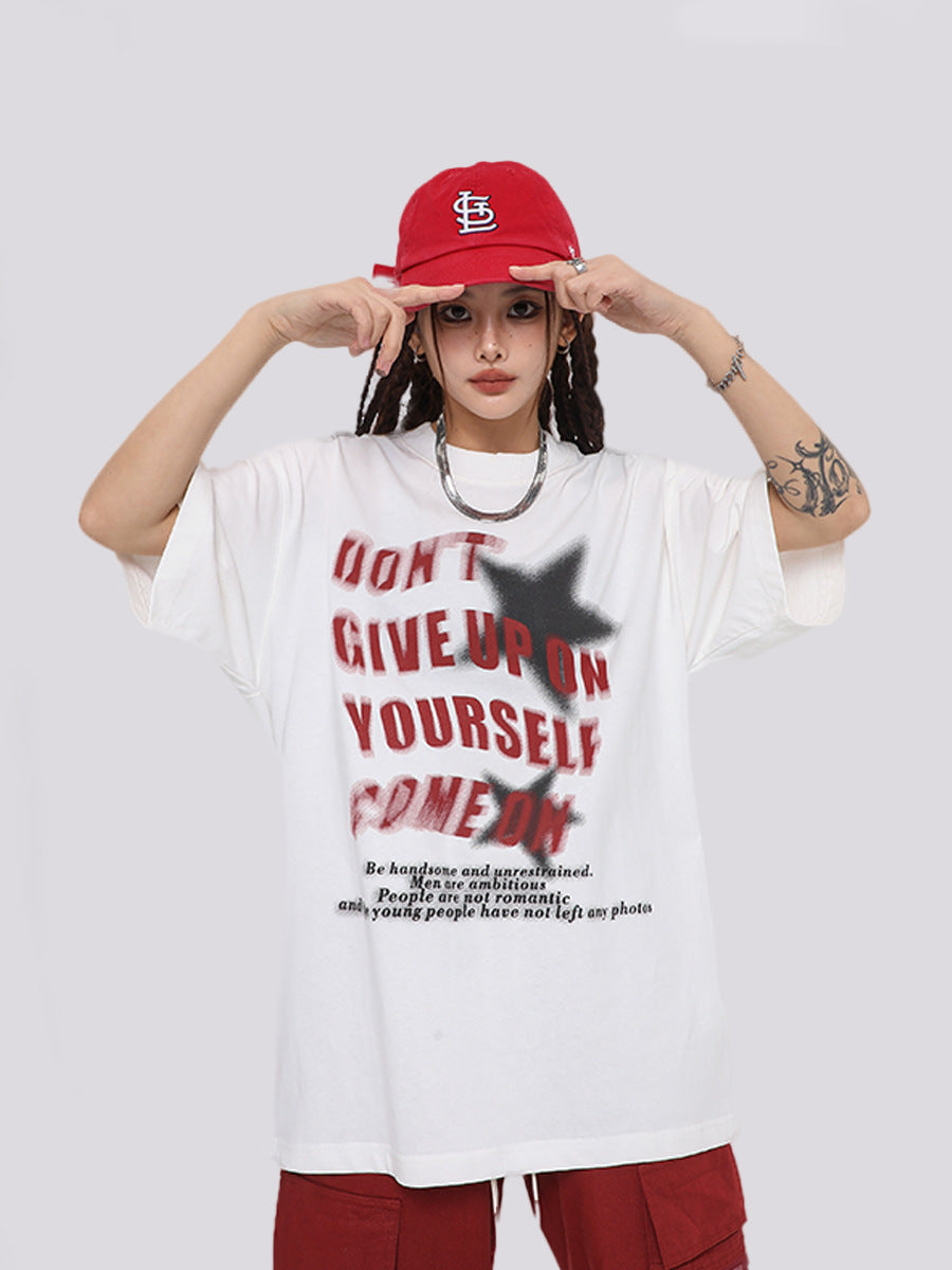 Vintage Star Graphic Oversized Tee