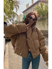 Zip Up Padded Short Jacket