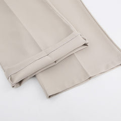 Loose Drape Commuter Simple Pants