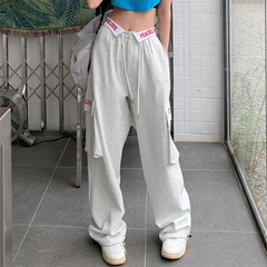 Alphabet Turned Waist Sweatpants