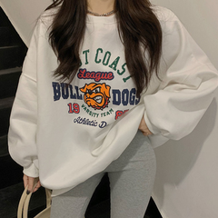 Bull Dogs Logo Graphic Sweatshirt