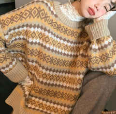 Christmas Vintage Jacquard Sweater