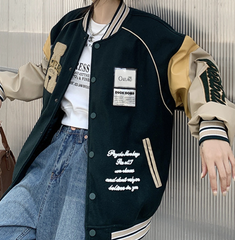 Dunk Vintage Embroidered Varsity Jacket