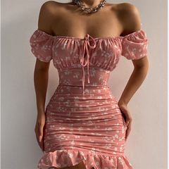 Into The Fields Floral Mini Dress