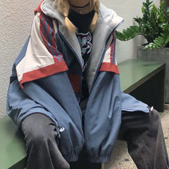 Oversized Reverse Hooded Jacket