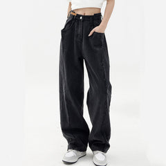 Patchwork Baggy Boyfriend Jeans