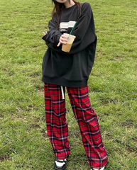 Logo Print Pullover Oversized Sweatshirt