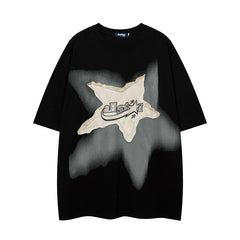 Star Patch Oversized Short Sleeve Tee