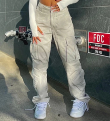 Straight Leg Y2K Cargo Pants