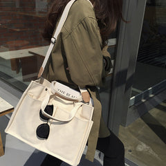 Student Large Canvas Shoulder Bag