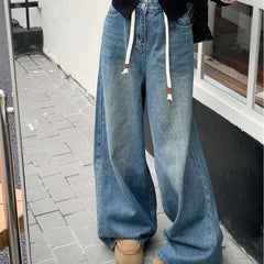 Vintage Blue Wash Baggy Boyfriend Jeans