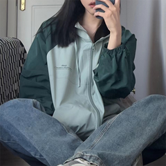 Vintage Outdoor Raglan Hooded Jacket