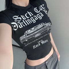 Vintage Print Short Sleeve Tee