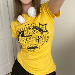 Vintage Star Logo Graphic Short Sleeve Tee