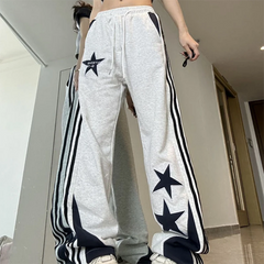 Vintage Star Print Sweatpants