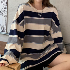 Vintage Striped 90s Long Sleeve Tee