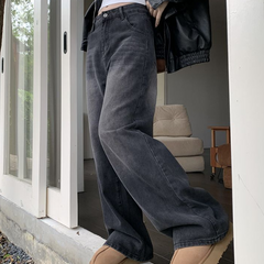 Vintage Wash Baggy Boyfriend Jeans