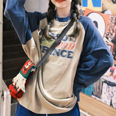 Vintage Washed 90s Raglan Sleeve Sweatshirt