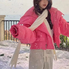 Zip Up Padded Short Jacket