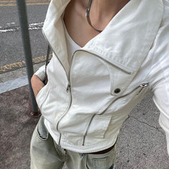 Zipper Detail Y2K Jacket