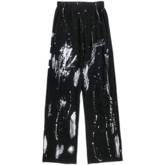 Wide Leg Pants High Waist Drape Retro