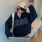 Vintage 90s Half Zip Sweatshirt