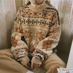 Coffee Cream Grandma Sweater