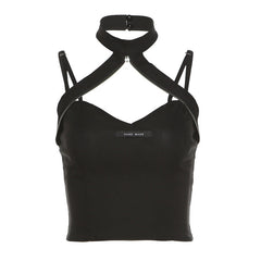 Irregular Cutout Y2K Tank Top