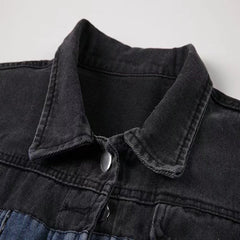 Retro Patchwork Denim Jacket