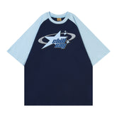 Star Graphic Raglan Short Sleeve Oversized Tee