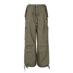 Vintage Pocket Parachute Cargo Pants